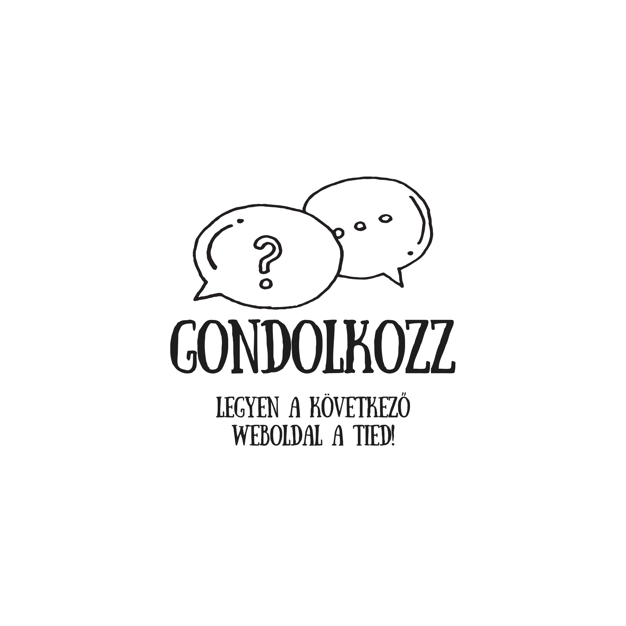 Pink White Black Simple Podcast Logo